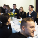 31. januar: Kronprins Haakon møter representanter for musikknæringen i Bergen som forberedelse til den store konferansen South by Southwest i mars. Foto: Liv Anette Luane, Det kongelige hoff